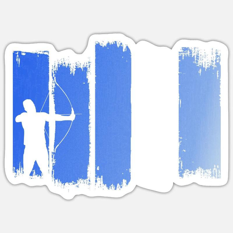 Archery Archery "archery" archery course Sticker size S (10 x 10 cm)
