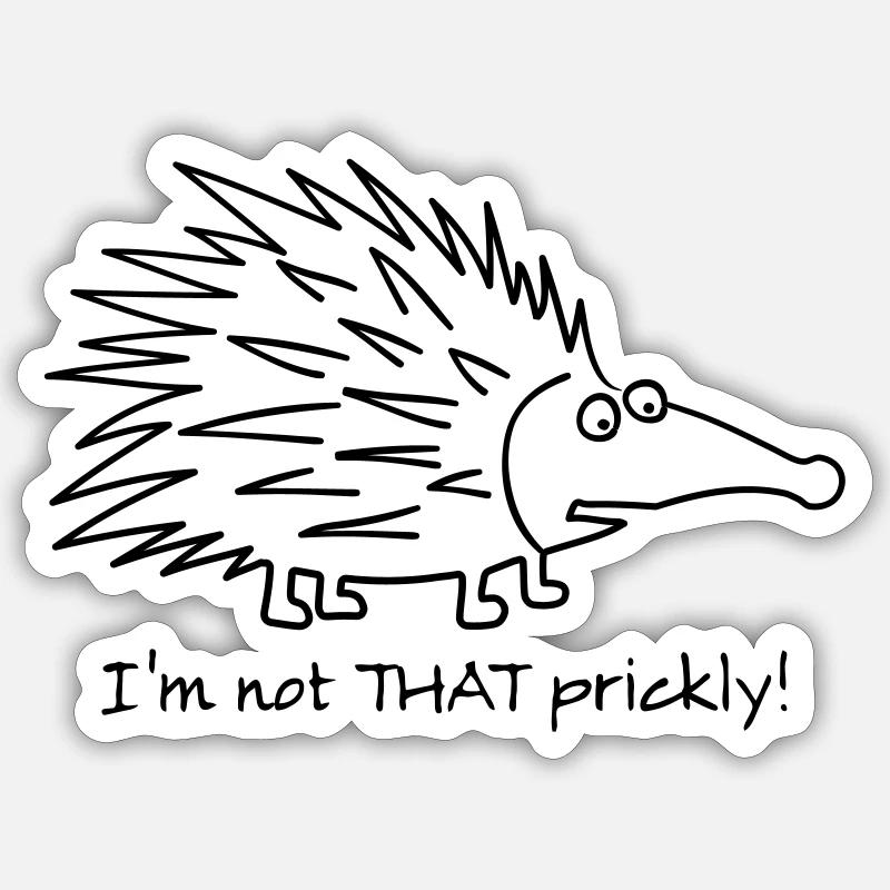 Je ne suis pas si piquant que ça Sticker taille S (10 x 10 cm)