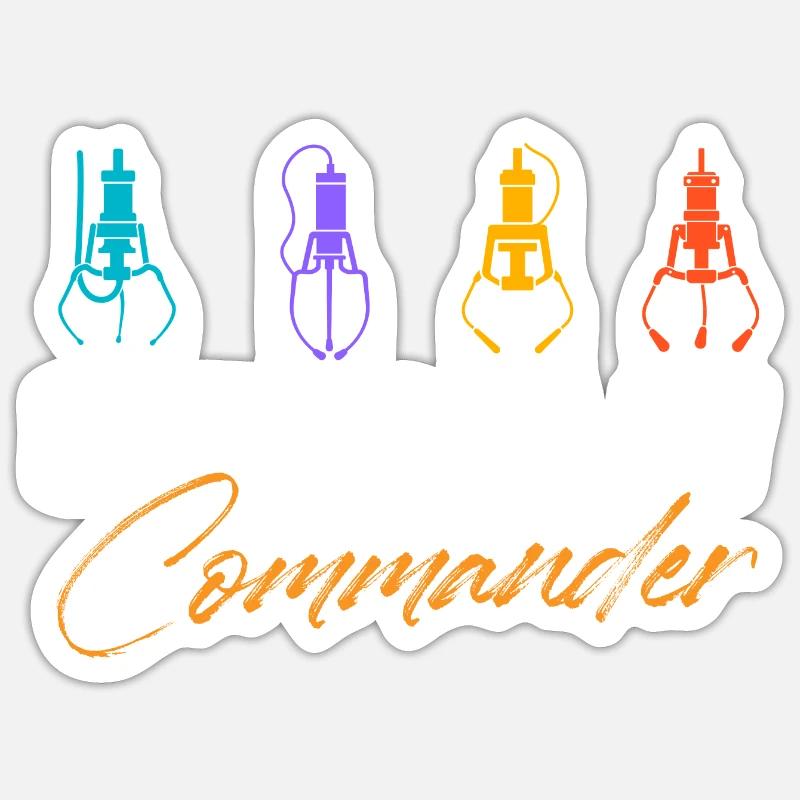 Official Claw Commander Arcade Crane Machine Sticker Größe S (10 x 10 cm)