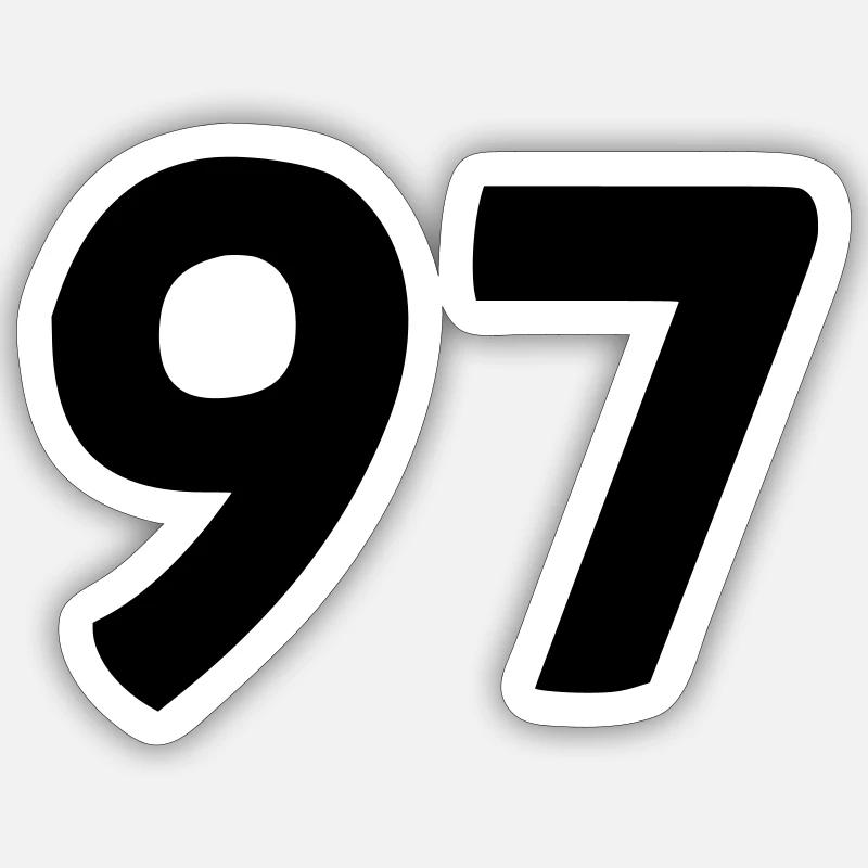 97 Sticker taille S (10 x 10 cm)