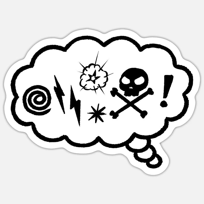 Sticker Größe S (10 x 10 cm) - 