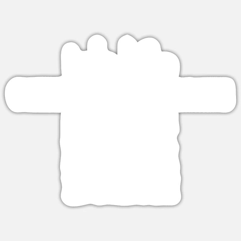 Servicekaufmann als Beruf - Sticker Größe S (10 x 10 cm) - Mattweiß