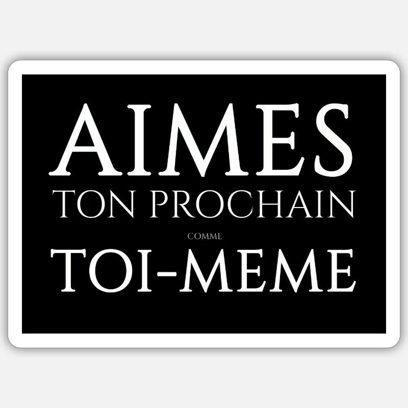 Sticker taille S (10 x 10 cm) - 