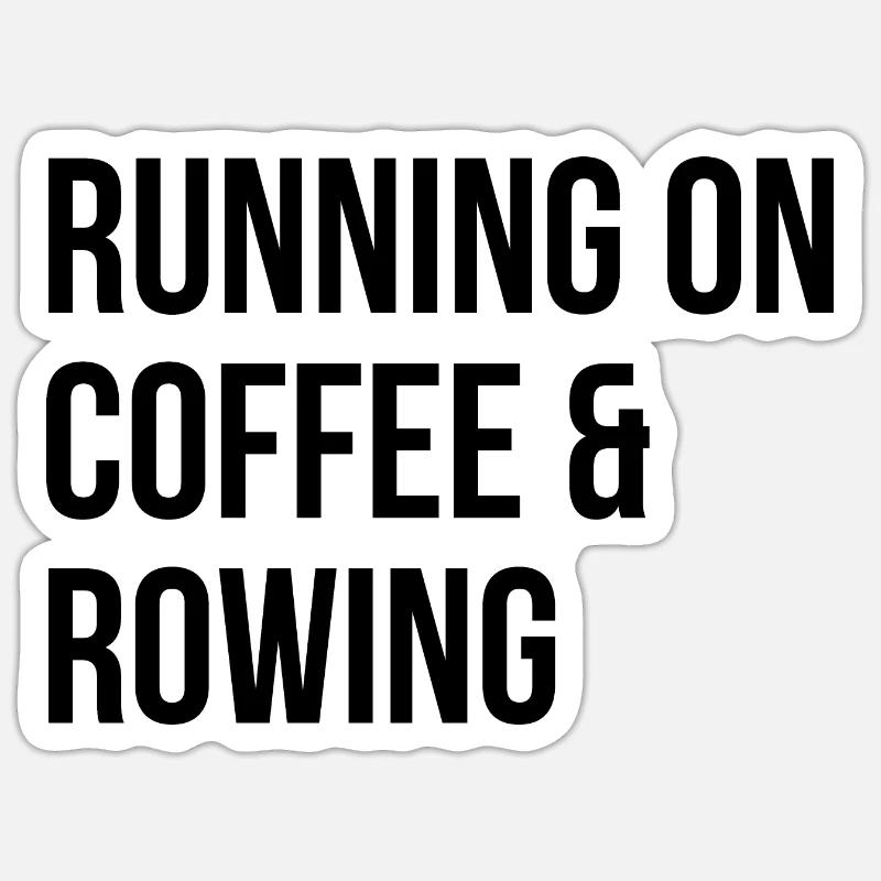 Rowing Rowing Rowing Sticker size S (10 x 10 cm)