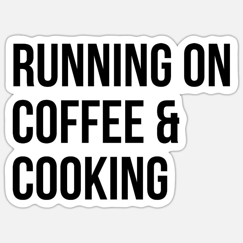 cuisine - Sticker taille S (10 x 10 cm) - blanc mat