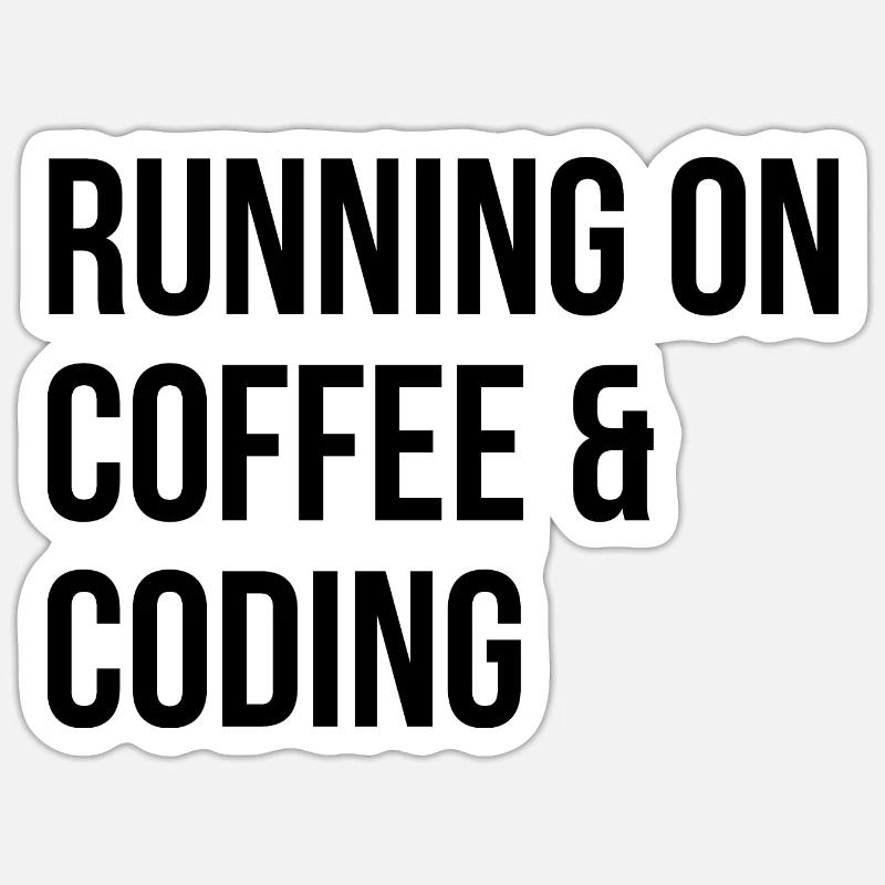 Codierung Codierung Codierung Sticker Größe S (10 x 10 cm)