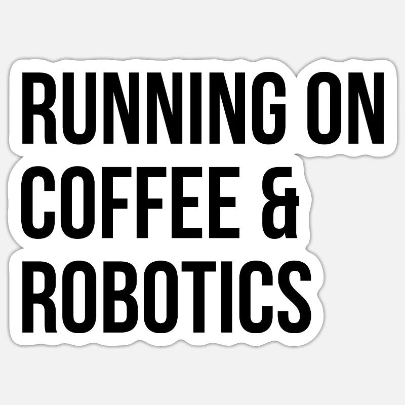 Robotertechnik Sticker Größe S (10 x 10 cm)