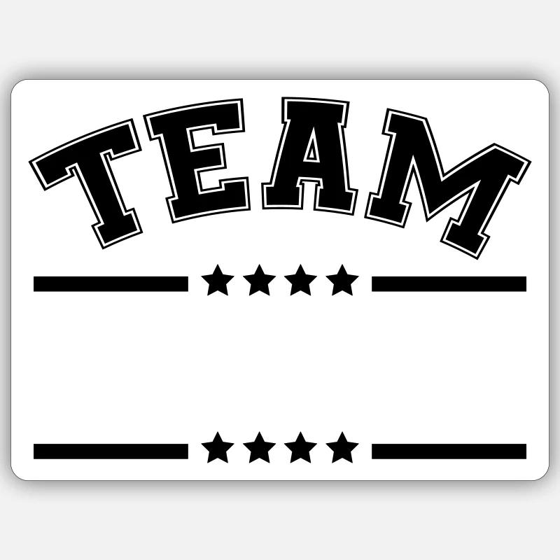 Team Stroke Stern Sticker size S (10 x 10 cm)