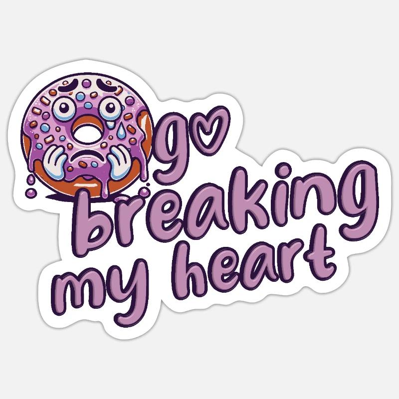 Donut Sticker Größe S (10 x 10 cm)