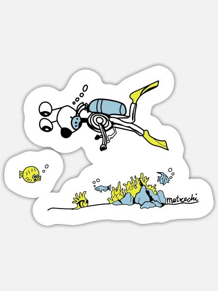 - Sticker size S (10 x 10 cm) - white matte