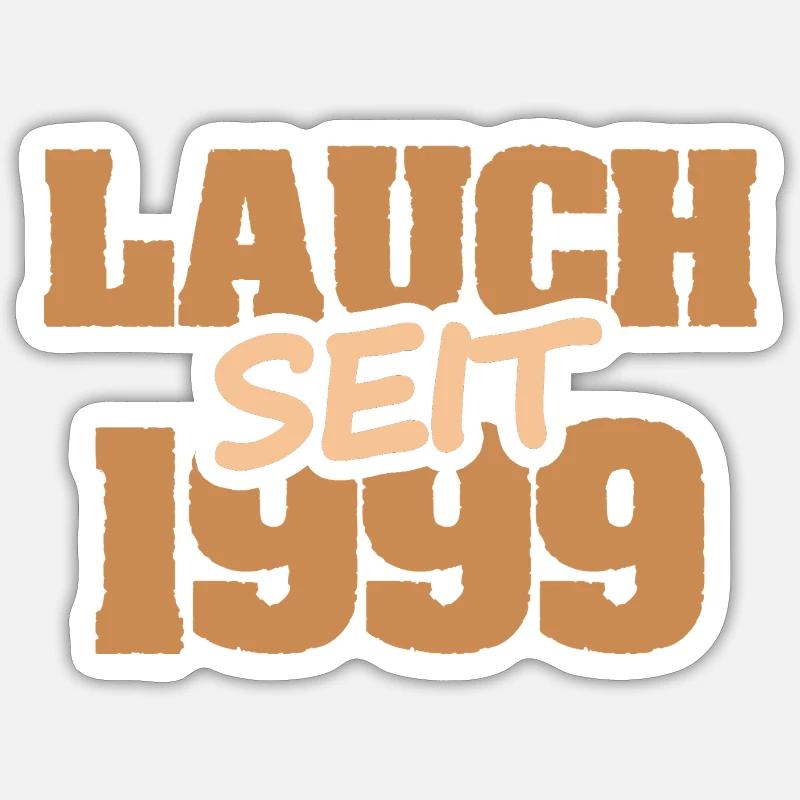 Patron 1999 - Sticker taille S (10 x 10 cm) - blanc mat