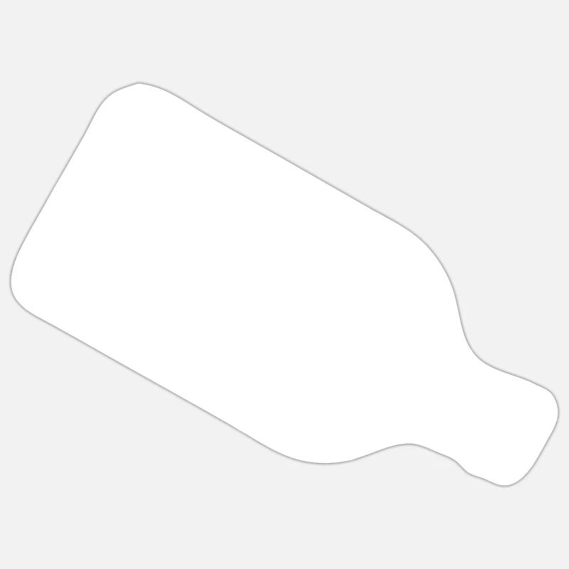 Flush the bend Sticker size S (10 x 10 cm)