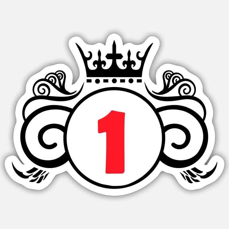 wappen 1 Sticker Größe S (10 x 10 cm)