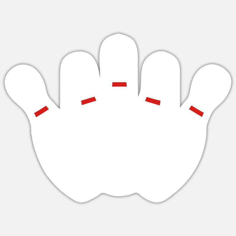 bowling Sticker taille S (10 x 10 cm)