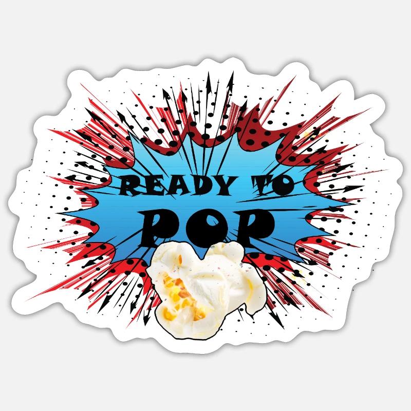 Ready to burst! Sticker size S (10 x 10 cm)