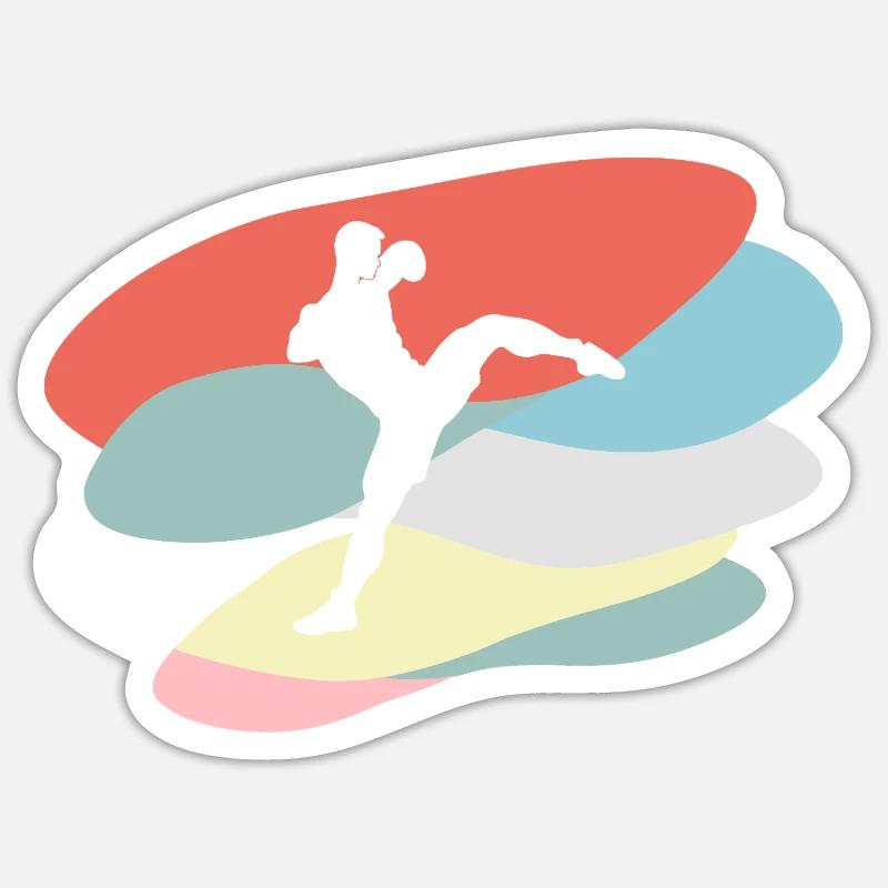 Boxing Punching Technique Competition - Sticker size S (10 x 10 cm) - white matte