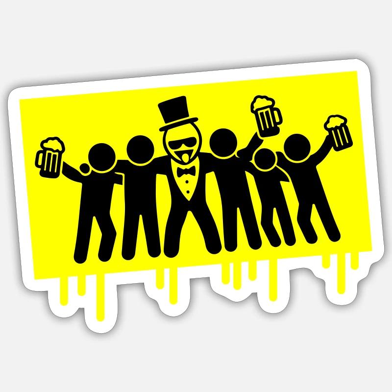 Sticker Größe S (10 x 10 cm) - 