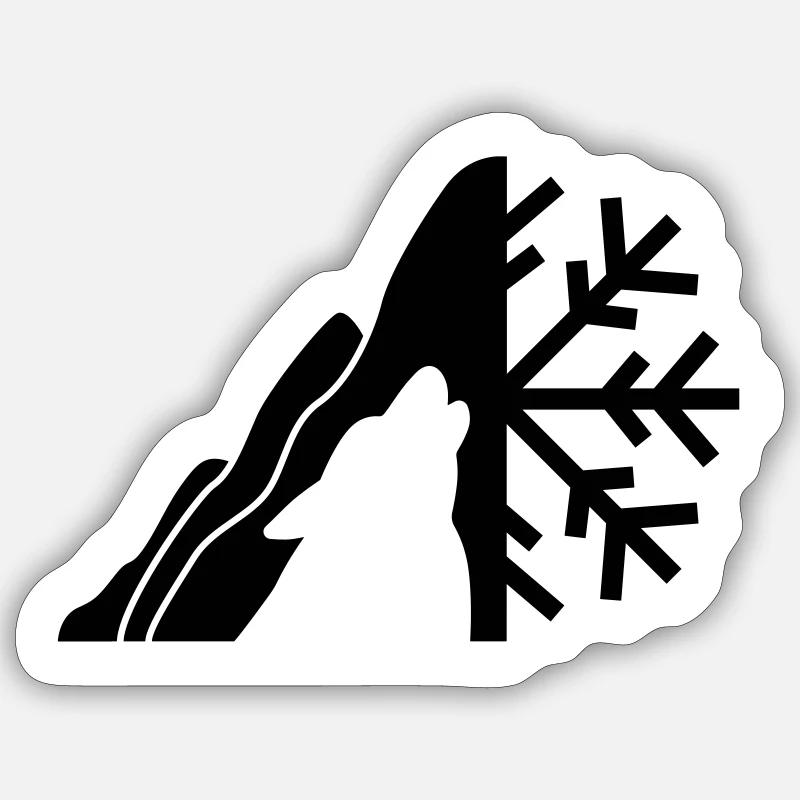 Mountain Logo Sticker size S (10 x 10 cm)