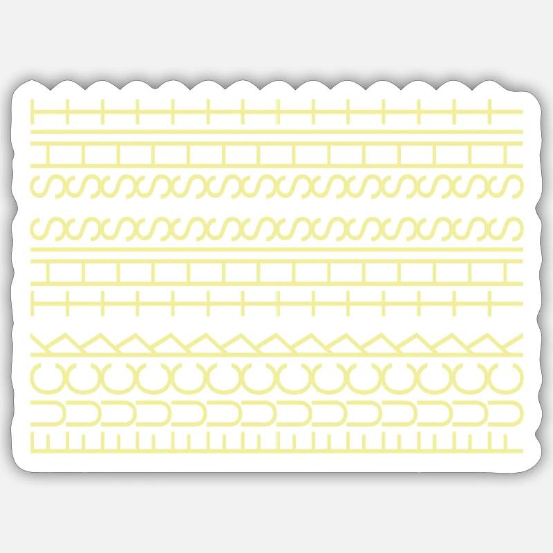 de merde message caché drôle lmaa Sticker taille S (10 x 10 cm)