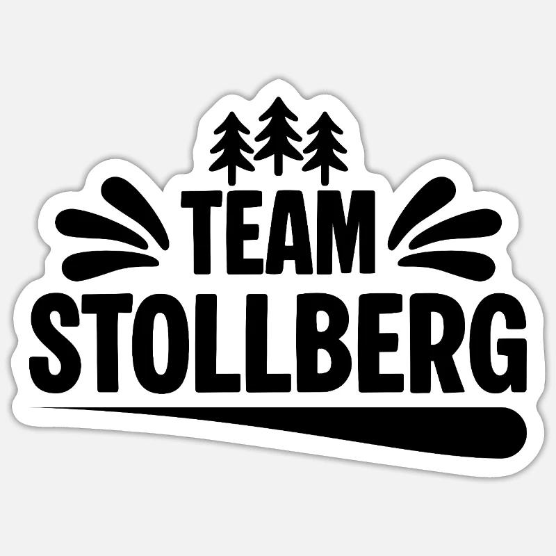 Team Stollberg - Sticker Größe S (10 x 10 cm) - Mattweiß