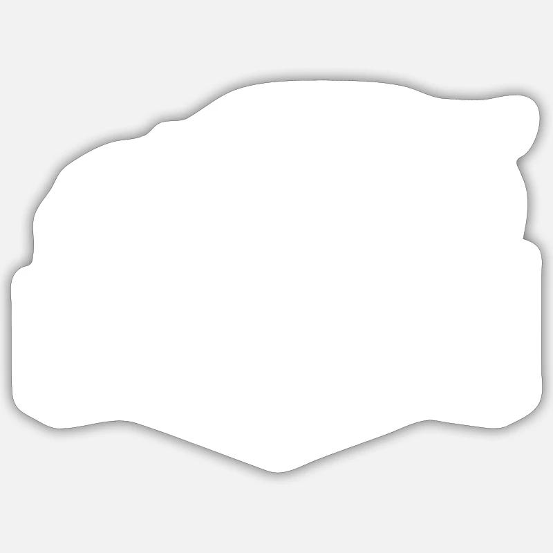 Auto Tuning - Sticker Größe S (10 x 10 cm) - Mattweiß