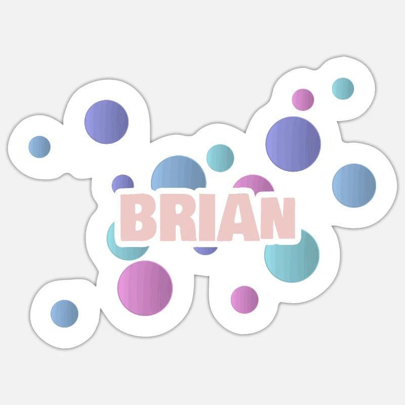 Brian Brian Sticker Größe S (10 x 10 cm)