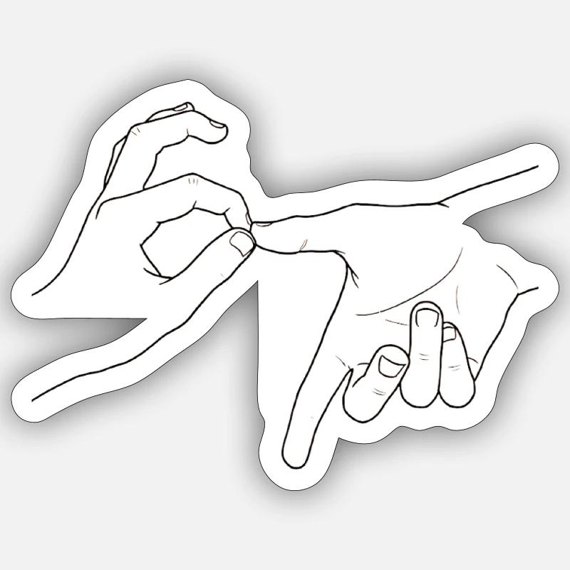 sei sette Sticker formato S (10 x 10 cm)