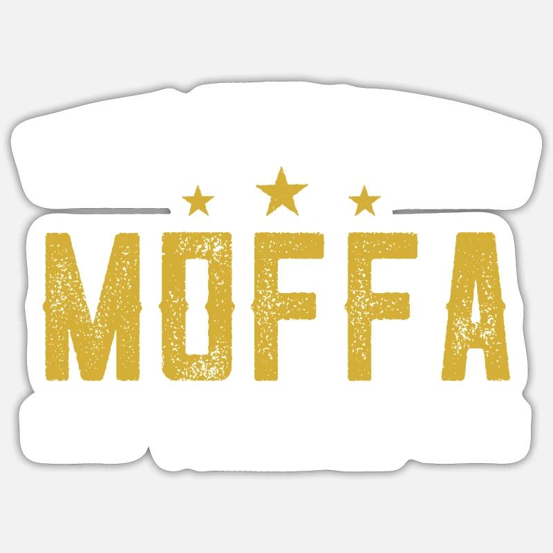 Ce Fantastic Moffa appartient à - Sticker taille S (10 x 10 cm) - blanc mat