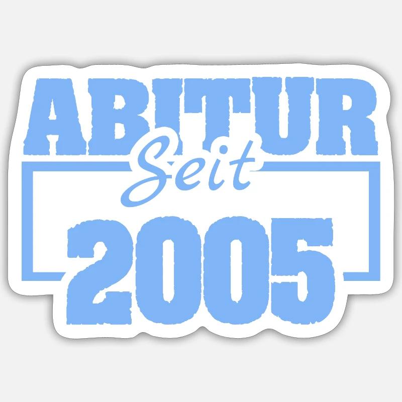 2005 - Sticker size S (10 x 10 cm) - white matte