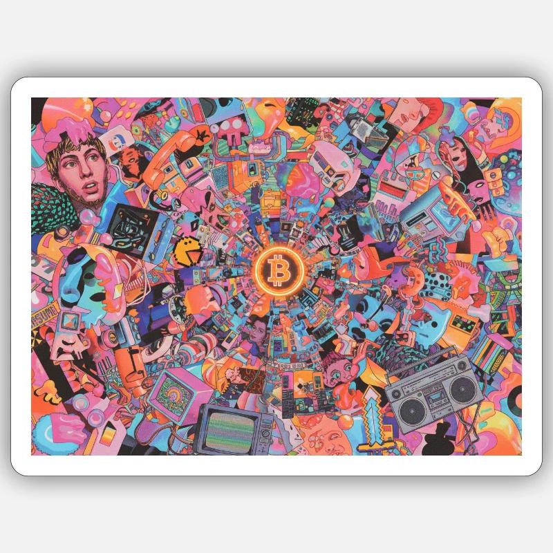 Sticker taille S (10 x 10 cm) - 