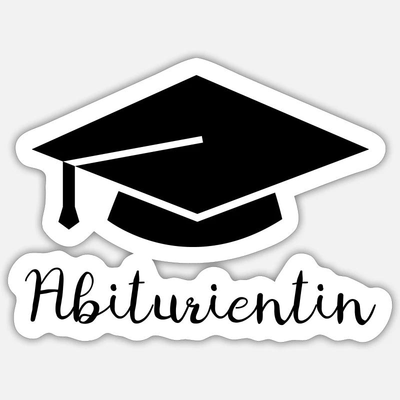 Diplômé du secondaire Sticker taille S (10 x 10 cm)