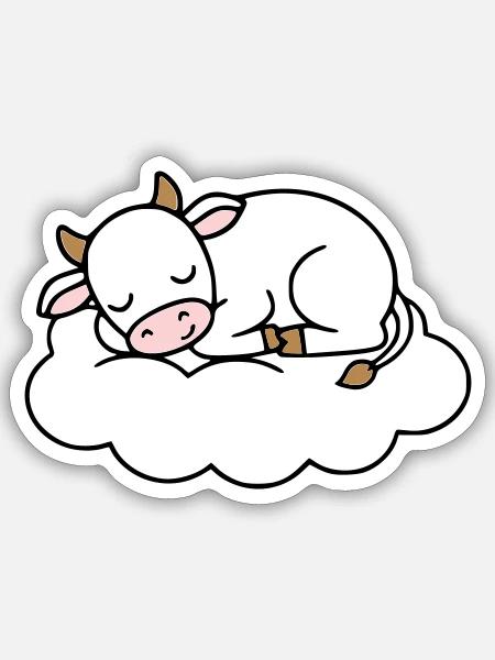  - Sticker size S (10 x 10 cm) - white matte