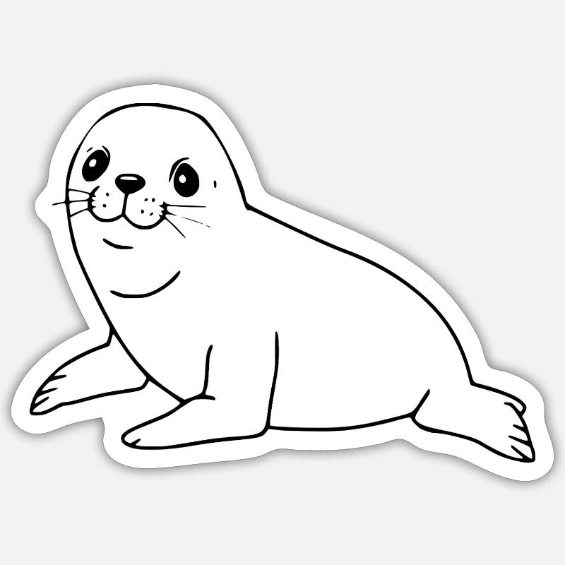 Sceau d’étanchéité - Sticker taille S (10 x 10 cm) - blanc mat