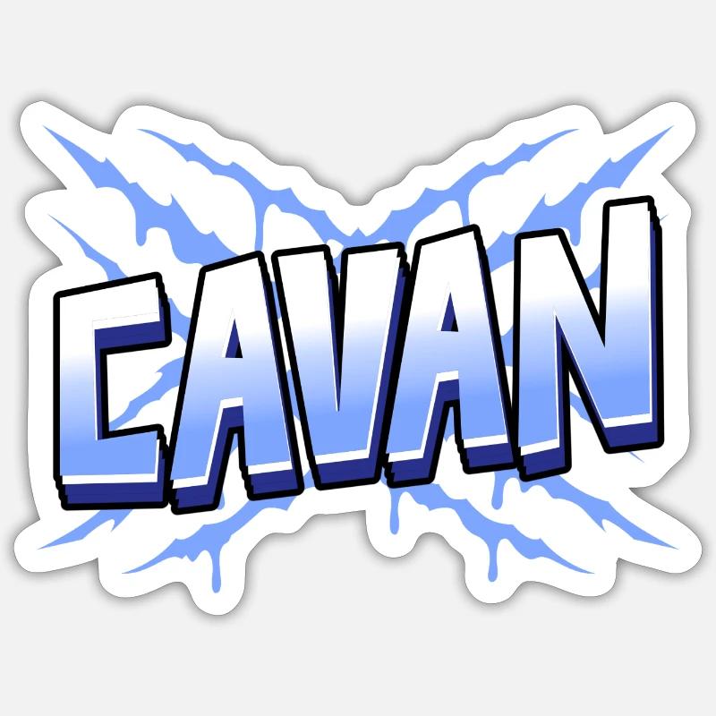 Cavan County, Irland Sticker Größe S (10 x 10 cm)