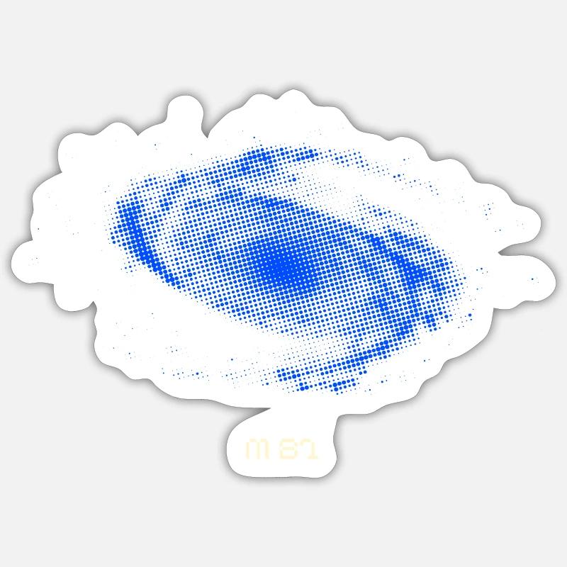 M81 - Bode's Galaxy - Sticker size S (10 x 10 cm) - white matte