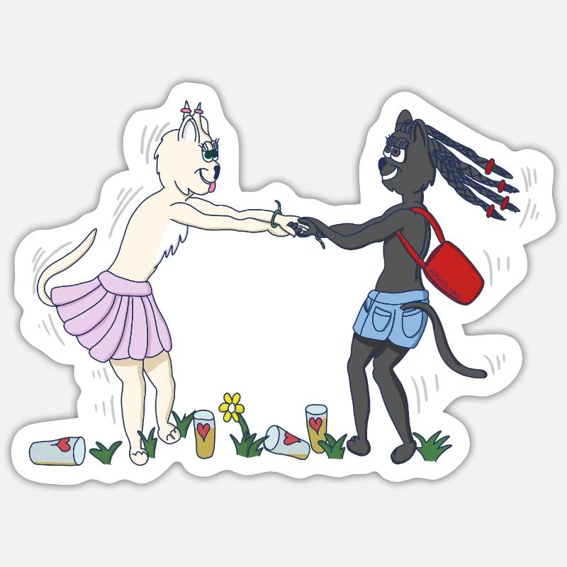 Sticker taille S (10 x 10 cm) - 