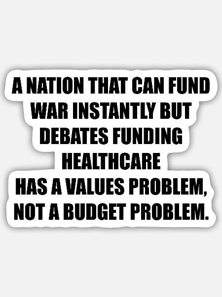 NATIONS OF WAR - Sticker Größe S (10 x 10 cm) - Mattweiß