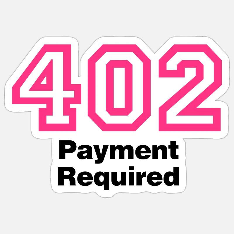 Error 402 | Fehler | Errormessage Sticker taille S (10 x 10 cm)