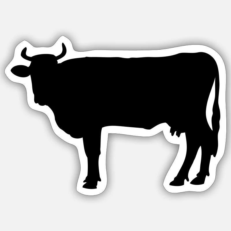 Cow Sticker size S (10 x 10 cm)