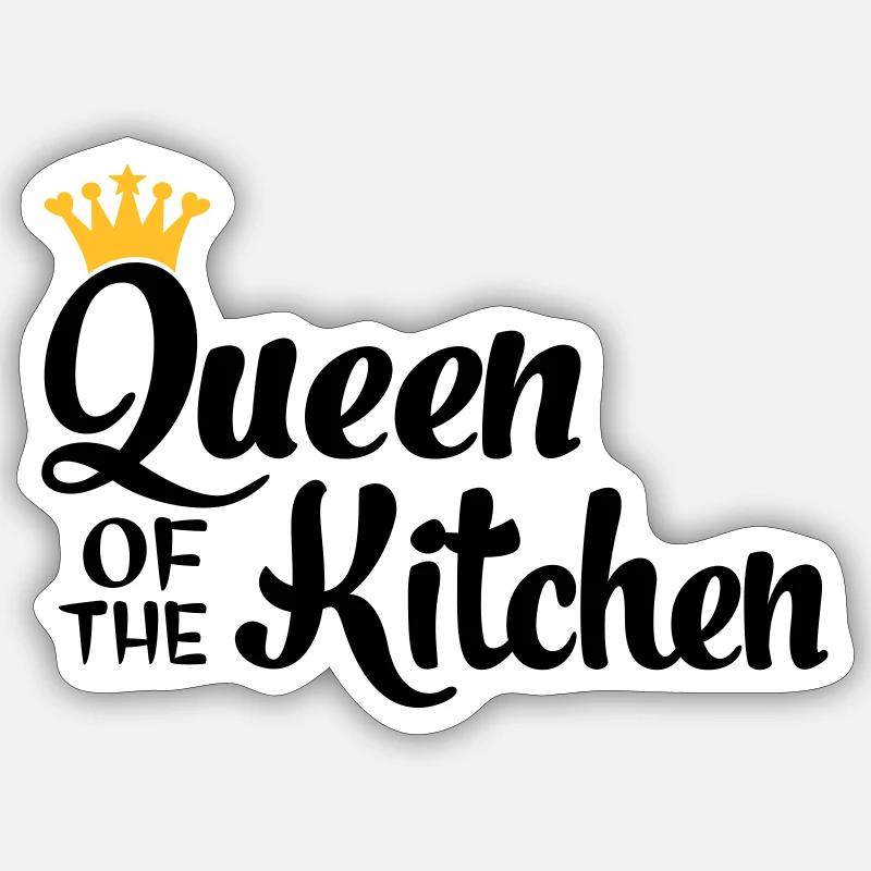 cook - Sticker size S (10 x 10 cm) - white matte