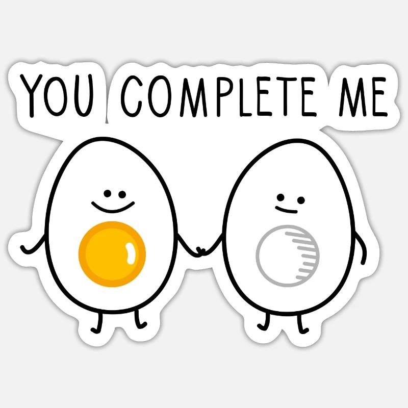 Vous me complète Sticker taille S (10 x 10 cm)