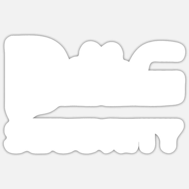 Dogsécurité - Sticker taille S (10 x 10 cm) - blanc mat