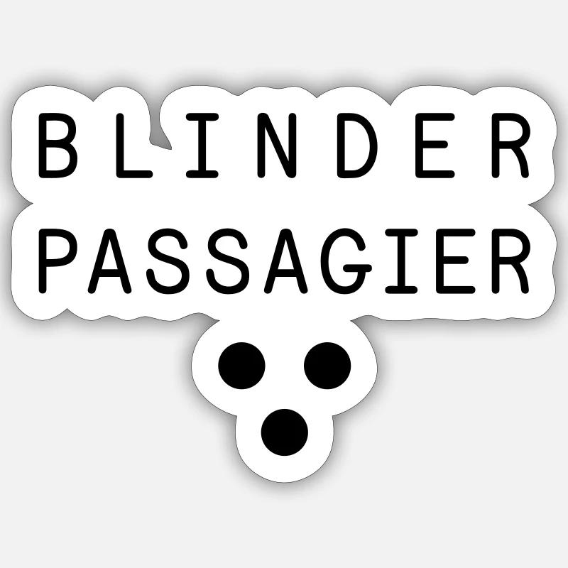 Stowaway - Sticker taille S (10 x 10 cm) - blanc mat