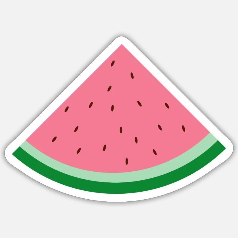Idée cadeau de pastèque fraîche Sticker taille S (10 x 10 cm)