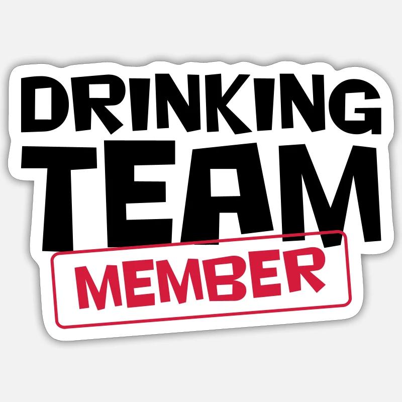Drinking Team : Member Sticker taille S (10 x 10 cm)
