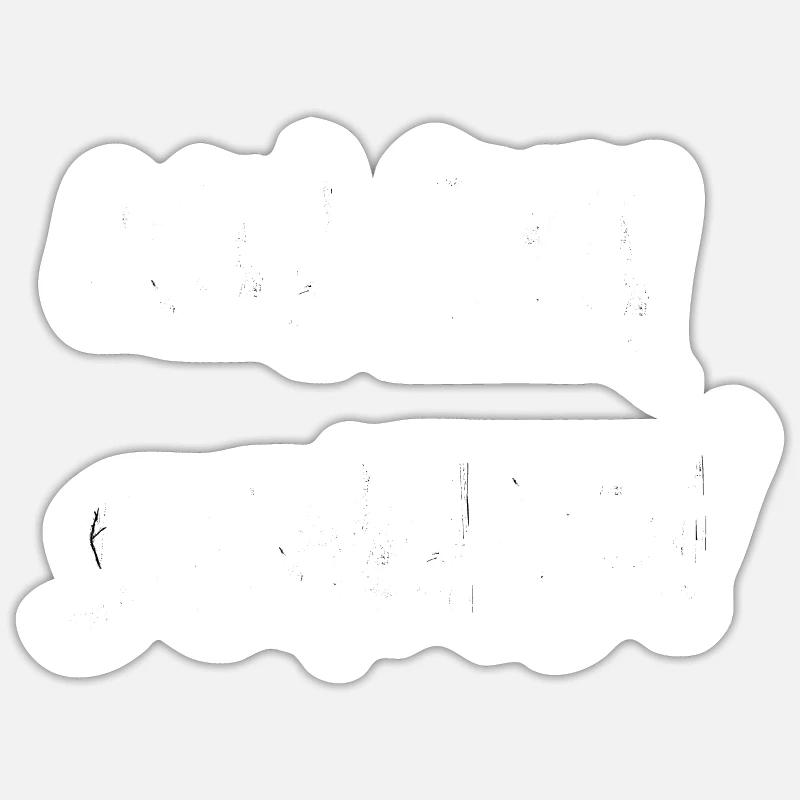 Ich bin schuld! - Sticker Größe S (10 x 10 cm) - Mattweiß