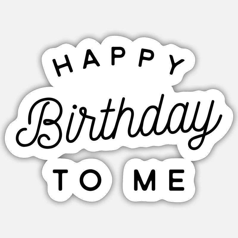 compleanno Sticker formato S (10 x 10 cm)