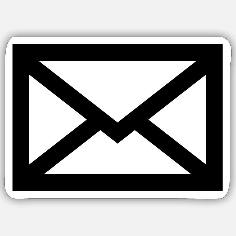 Mail envelope Sticker size S (10 x 10 cm)