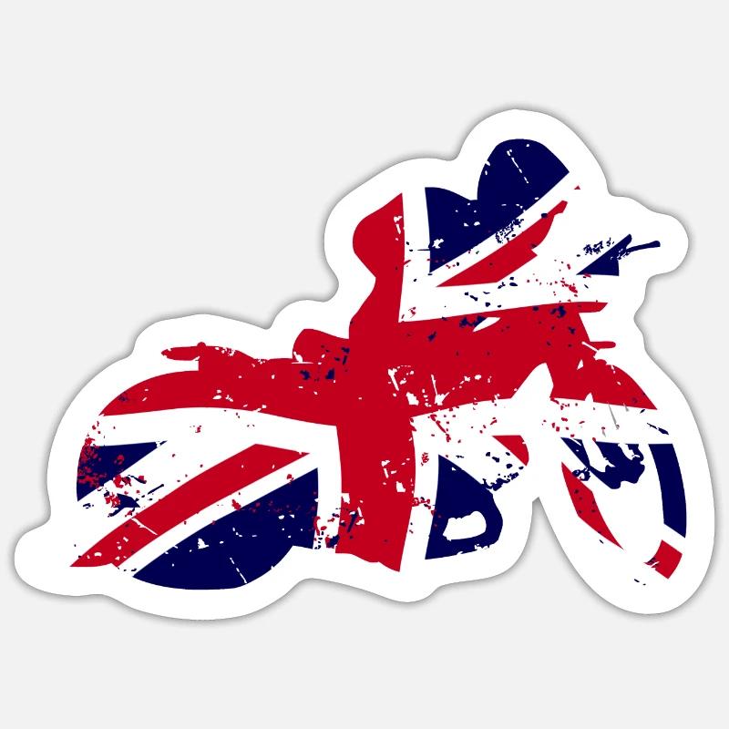 Speedway - Union Jack Sticker size S (10 x 10 cm)