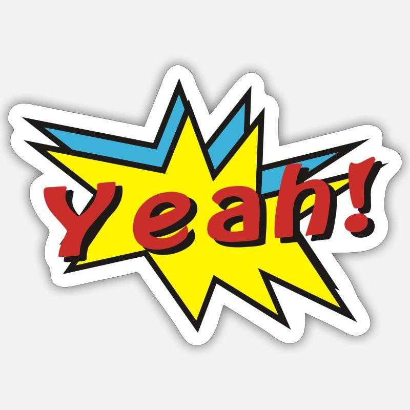 ouais comic Sticker taille S (10 x 10 cm)
